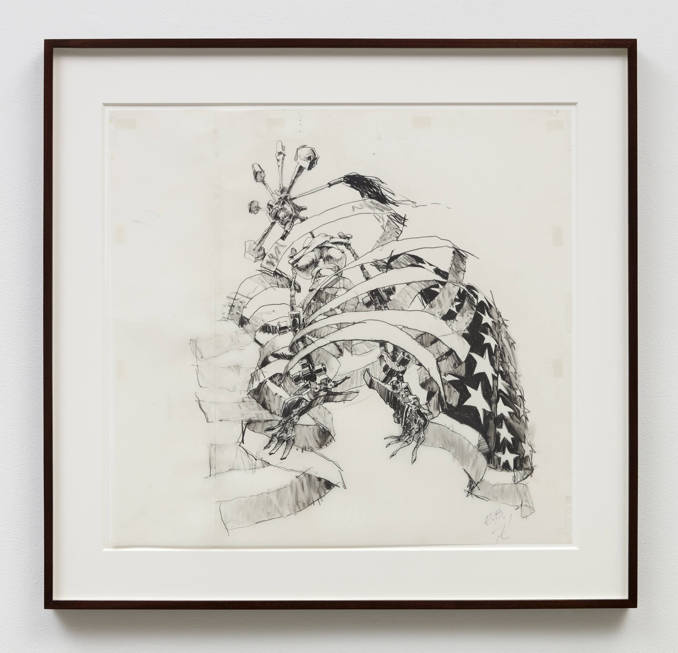 <i>Untitled (Study for Miss America)</i>, 1989-92. Graphite on vellum 24 1_4 x 26 in (61.6 x 66 cm)